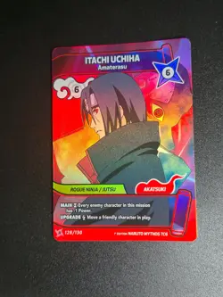 Itachi Uchiha 128/130 Rare From Set 1 - 1st Edition Mythos Trading Card Game - Image 1
