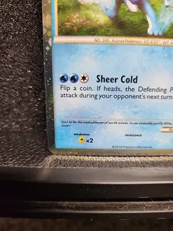 Pokemon TCG Suicune HGSS21 2010 Fall Collector's Tin Black Star Promo Holo NM - Image 5