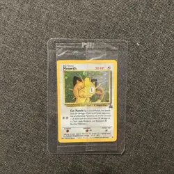 RARE Pokemon Meowth Holo Black Star Promo #10 Gameboy Exclusive, Factory Sealed - Image 1