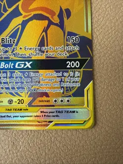 2021 POKEMON SM BLACK STAR PROMO SM248 FULL ART/PIKACHU & ZEKROM GX - Image 4