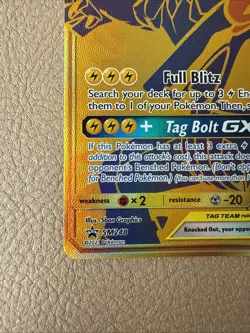 2021 POKEMON SM BLACK STAR PROMO SM248 FULL ART/PIKACHU & ZEKROM GX - Image 5