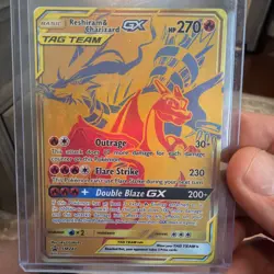 Reshiram & Charizard GX Tag Team 2016-19 Pokemon SM Black Star Promos #SM247 🔥 - Image 1