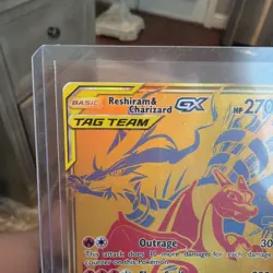 Reshiram & Charizard GX Tag Team 2016-19 Pokemon SM Black Star Promos #SM247 🔥 - Image 5