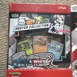 Pokemon TCG Scarlet & Violet Black Bolt & White Flare Binder & Poster Box - Image 3