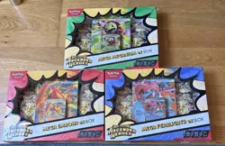 Pokemon TCG Ascended Heroes Mega Feraligatr Meganium Emboar EX Box Bundle Sealed - Image 1