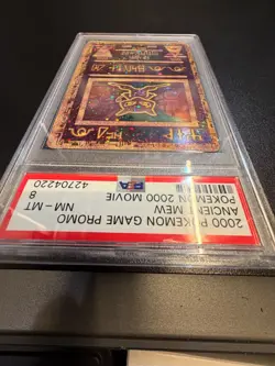 Ancient Mew PSA 8 Pokemon Holographic Promo - Image 4
