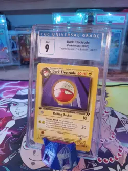 Pokemon Dark Electrode Team Rocket 1st Edition 34/82 CGC 9 Uncommon 2000 - Image 1