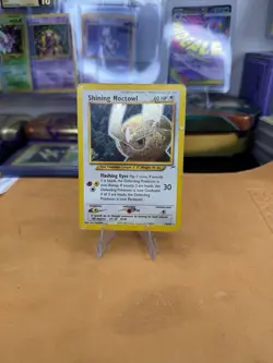 Pokemon Shining Noctowl 110/105 Neo Destiny Holo 60 HP English - Image 1