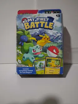 Pokemon My First Battle Game Sealed Boxed Unchecked. - Image 1