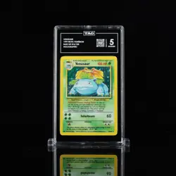 Venusaur 015/102 Base Set Holo TAG Grade 5 Excellent Pokemon TCG - Image 1