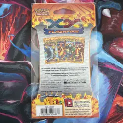 XY FLASHFIRE -Sleeved Booster Pack-Sealed- Pokemon TCG-Kangaskhan Art! - Image 2