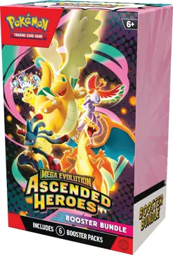 Ships 4/24 - Pokemon TCG Ascended Heroes Mega Evolution Booster Bundle sealed - Image 1
