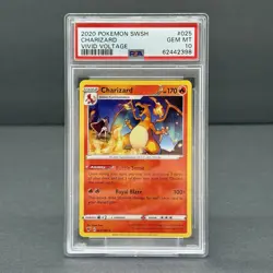 Pokemon Charizard 025/185 Swsh04: Vivid Voltage Regular PSA 10 - Image 1