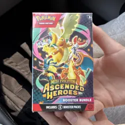 Pokemon Mega Evolution Ascended Heroes Booster Bundle Mega Charizard Lucario - Image 1
