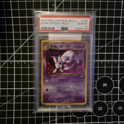 2001 Pokemon Japanese Neo 4 #196 Dark Espeon Holo PSA 10 GEM MINT - Image 2