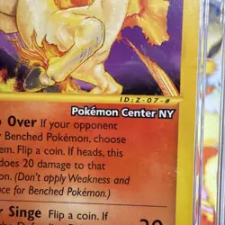 CGC 10 GEM MINT Rapidash 2002 Black Star Promo 51 Pokemon TCG POKEMON CENTER NY - Image 4