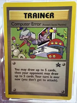2000 POKEMON PROMO BLACK STAR POKEMON LEAGUE 16 COMPUTER ERROR CGC 10 - Image 3
