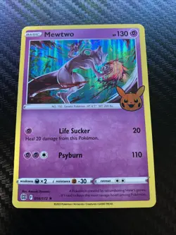 Pokemon TCG Mewtwo 056/172 Cosmos Promo 2022 Brilliant Stars NM Condition - Image 1