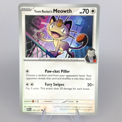 Team Rocket's Meowth 161/217 Common Near Mint: Ascended Heroes Pokemon TCG - Image 1