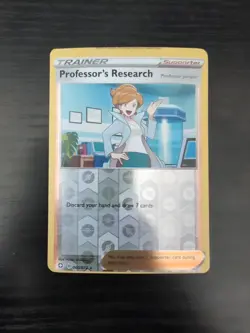 2021 Pokemon Professor's Research 060/072 Shining Fates Reverse Holo **MISCUT** - Image 1