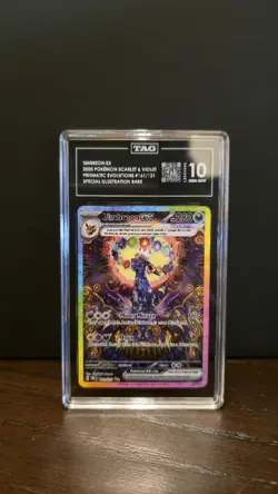 Pokemon Umbreon ex 161/131 Prismatic Evolutions SIR TAG Mint 10 Ranked Top 50 - Image 1