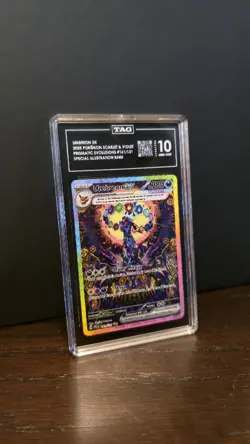 Pokemon Umbreon ex 161/131 Prismatic Evolutions SIR TAG Mint 10 Ranked Top 50 - Image 3