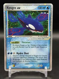 Kyogre ex Holo Ultra Rare 95/100 Crystal Guardians Pokemon English LP - Image 1