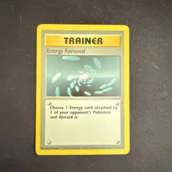 Pokemon TCG Energy Removal Base Set 92/102 - Image 1