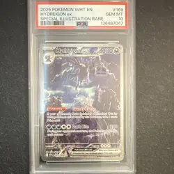 Pokemon Hydreigon ex 169/086 Special Illustration Rare Holo PSA 10 Sv White Fla… - Image 1