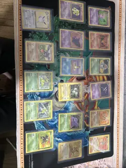 Lot Of 17 1999-2000 Pokemon Non Holos Fossil, Jungle Team Rocket Etc. - Image 1