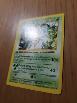 Pokemon Beedrill 1st Edition Base Set Shadowless Vintage - Wotc - Image 3