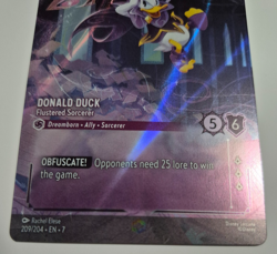 Disney Lorcana Archazia's Island Enchanted Donald Duck Flustered Sorcerer Rare - Image 3