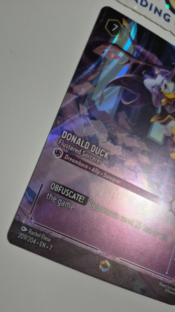 Disney Lorcana Archazia's Island Enchanted Donald Duck Flustered Sorcerer Rare - Image 5