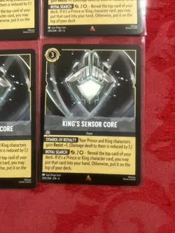 4x Disney Lorcana Azurite Sea - King's Sensor Core | 200/204 | NM | Rare x4 - Image 5