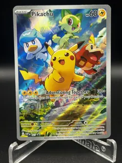 Pokemon TCG SV: Scarlet & Violet Promo Cards #027 Pikachu NM - Image 1