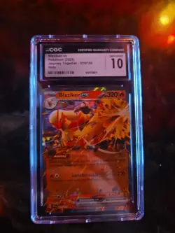 Pokemon Card | Blaziken ex 024/159 | 2025 SV09: Journey Together Holo CGC 10 - Image 2