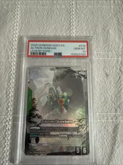 Altron Gundam LR+ Card GD03-018 Gundam Card Game TCG English Psa 10 - Image 1