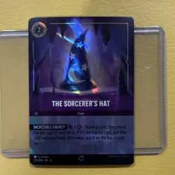 Disney Lorcana The Sorcerer's Hat Item ENCHANTED Card 210/204 Luis Huerta - Image 1