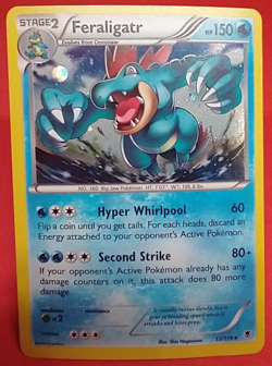 Pokemon FERALIGATR 17/119 RARE HOLOFOIL MINT CARD XY PHANTOM FORCES #P3 - Image 1