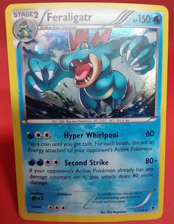 Pokemon FERALIGATR 17/119 RARE HOLOFOIL MINT CARD XY PHANTOM FORCES #P3 - Image 3