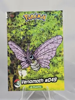 Venomoth #49 - Cracked Ice Holo - Crystal Collection 2024 - Pokemon Card - Image 1