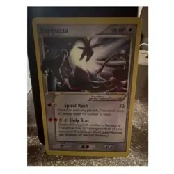 Rayquaza Star 107/107 EX Deoxys Ultra Rare Pokemon Card 90 HP Spiral Rush - Image 1