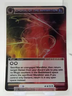 Chaotic Card : Choral Of The Apparition Turn Of The Tide Super Rare Mugic - Image 1