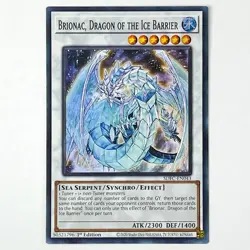 Yu-Gi-Oh! Brionac Dragon of Ice Barrier Card 1st Edition Freezing Chains 2020 - Image 1