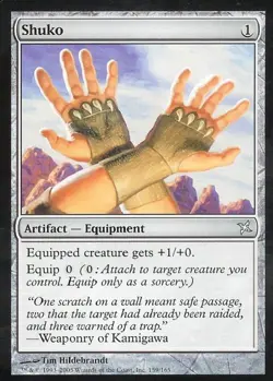 Shuko -Foil Light Play MTG Betrayers of Kamigawa - Image 1