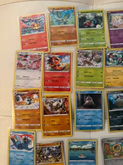 100 Pokemon TCG Sleeved Card Lot All Cards Shown Holo Common + Great Deal - Image 2