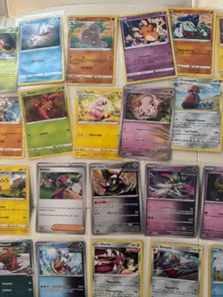 100 Pokemon TCG Sleeved Card Lot All Cards Shown Holo Common + Great Deal - Image 4