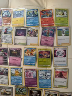100 Pokemon TCG Sleeved Card Lot All Cards Shown Holo Common + Great Deal - Image 5