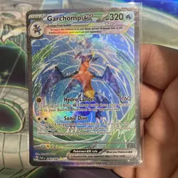 Pokemon Garchomp EX Card TCG Sv04: Paradox Rift Holo 245/182 - Image 1