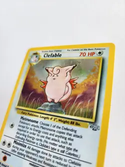 Pokemon TCG Clefable Holo Unlimited Rare Card Jungle Base Set - Image 2